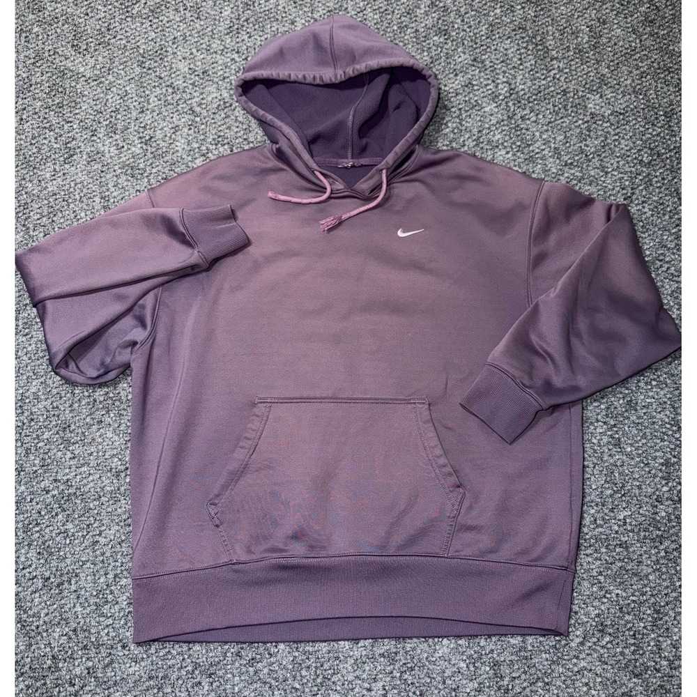 Nike Therma-FIT Men's Training Hoodie Purple‎ Size M